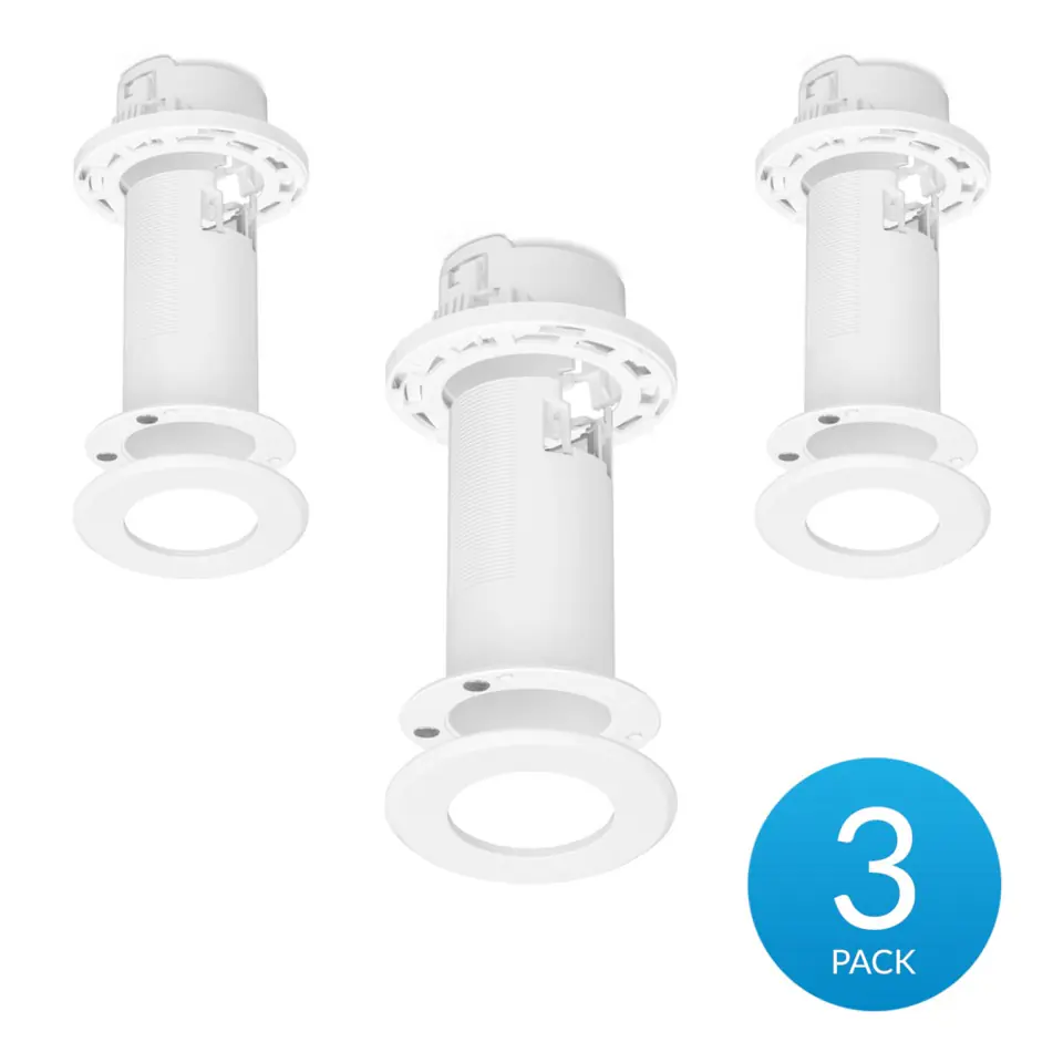 ⁨UBIQUITI FLEXHD-CM-3 CEILING MOUNT FOR UNIFI FLEXHD ACCESS POINT, 3-PACK⁩ at Wasserman.eu