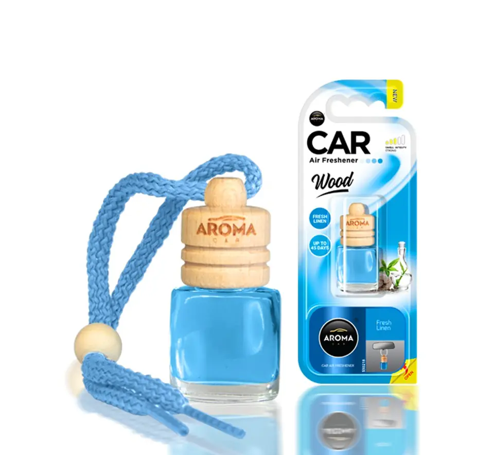 ⁨Odświeżacz powietrza aroma wood fresh linen⁩ w sklepie Wasserman.eu