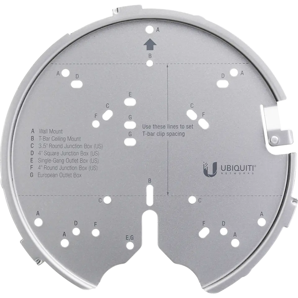 ⁨UBIQUITI U-PRO-MP UNIFI PROFESSIONAL MOUNTING SYSTEM⁩ at Wasserman.eu