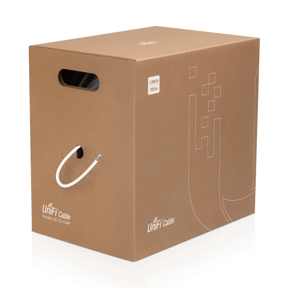 UBIQUITI U-CABLE-C6-CMP UNIFI CABLE CAT6 UTP 305M w sklepie Wasserman.eu