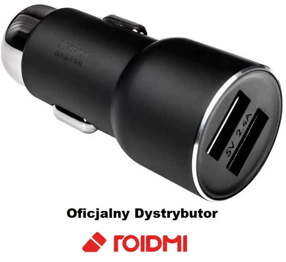 ⁨XIAOMI MOJIETU ROIDMI 3S BLUETOOTH MUSIC CAR CHARGER BLACK EU BFQ04RM⁩ w sklepie Wasserman.eu