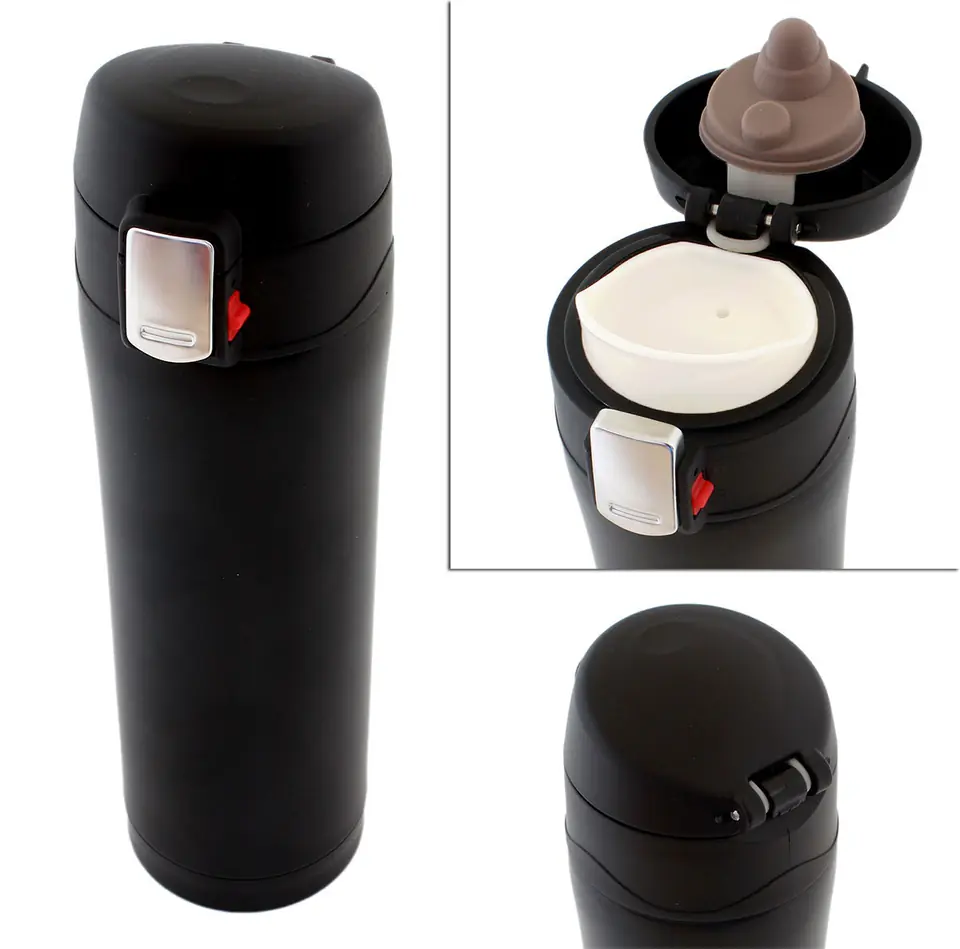 AG285B Kubek termiczny 450ml czarny w sklepie Wasserman.eu