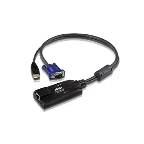 ⁨Aten USB VGA KVM Adapter 1 x RJ-45 Female, 1 x USB Male, 1 x HDB-15 Male⁩ w sklepie Wasserman.eu