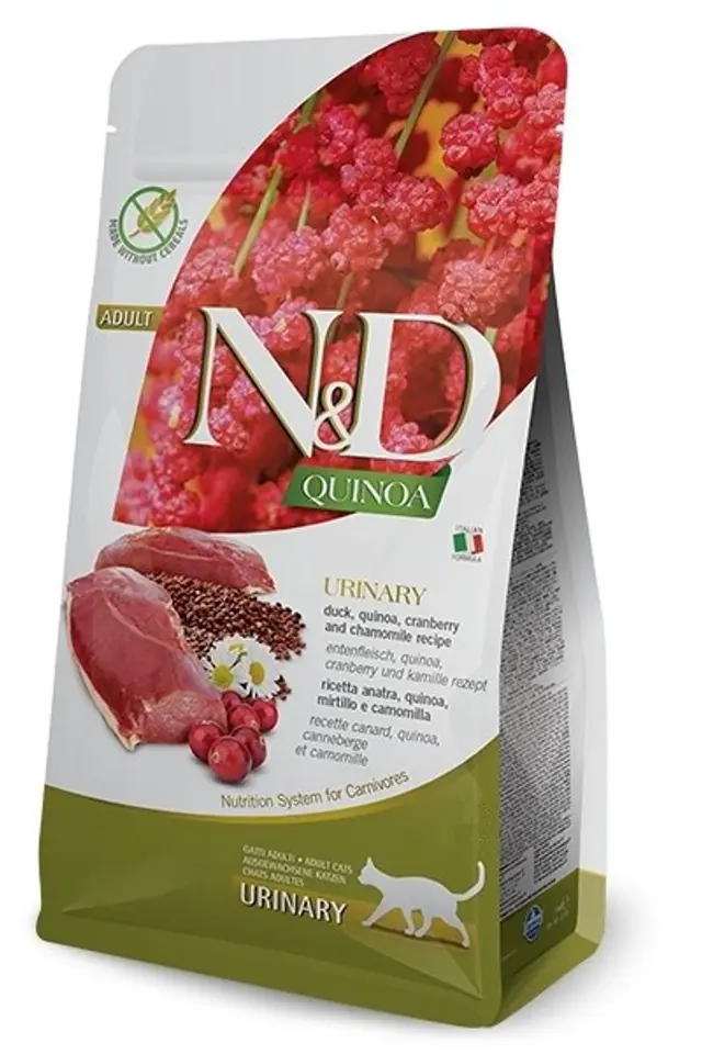 ⁨FARMINA N&D CAT  QUINOA URINARY DUCK 5 KG⁩ at Wasserman.eu