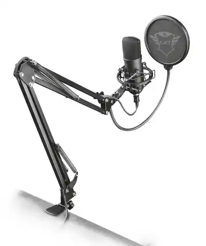⁨Trust GXT 252+ Emita Plus Black Studio microphone⁩ at Wasserman.eu