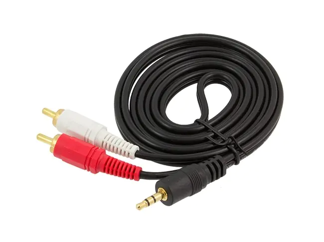 AK233 Jack cable 3,5mm-2xrca cinch 1,5m at Wasserman.eu
