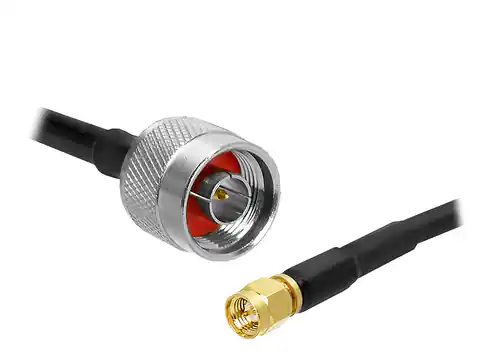 ⁨Cable for 4G LTE antenna, SMA N-plug, H155, 5m. (1LM)⁩ at Wasserman.eu