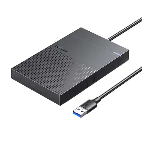 ⁨2,5" HDD/SSD externes Gehäuse UGREEN CM471, USB-A 3.2 Gen 1 5Gbps (Schwarz)⁩ im Wasserman.eu