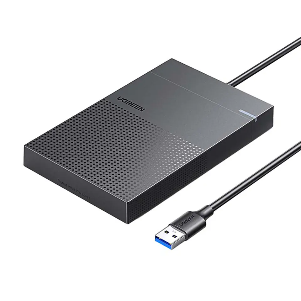 ⁨2.5" HDD/SSD external enclosure UGREEN CM471, USB-A 3.2 Gen 1 5Gbps (Black)⁩ at Wasserman.eu