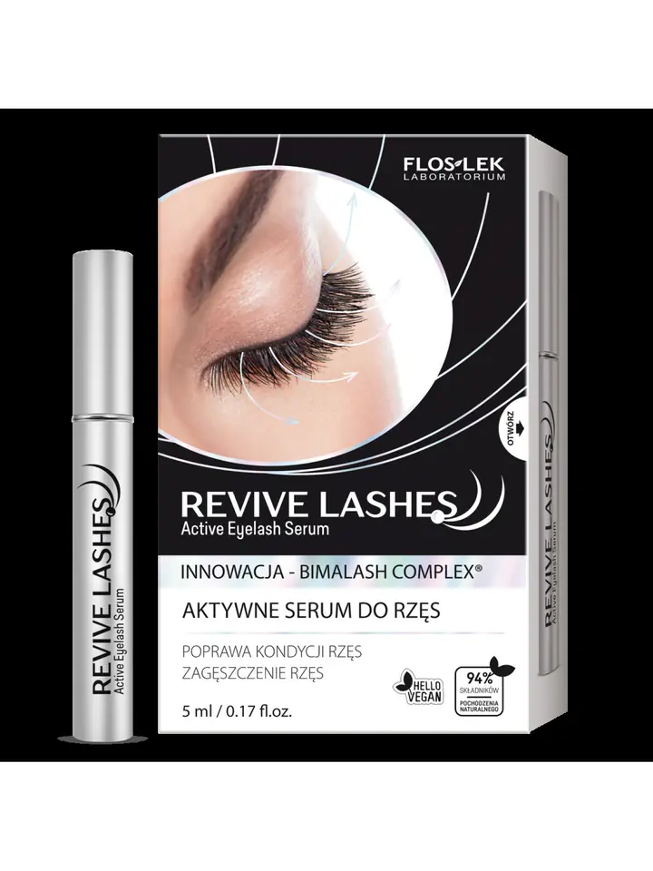 ⁨Floslek Revive Lashes Serum stimulating growth for eyelashes 5ml⁩ at Wasserman.eu