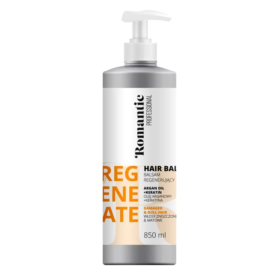 ⁨Romantic Professional Balsam do włosów Regenerate 850ml⁩ w sklepie Wasserman.eu