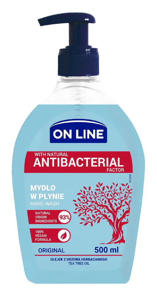 ⁨On Line Mydło w dozowniku Antybakteryjne Original 500ml⁩ w sklepie Wasserman.eu