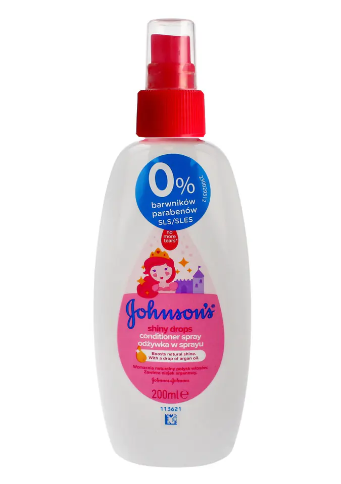⁨Johnson's Baby Odżywka w sprayu do włosów dla dzieci 200ml⁩ w sklepie Wasserman.eu