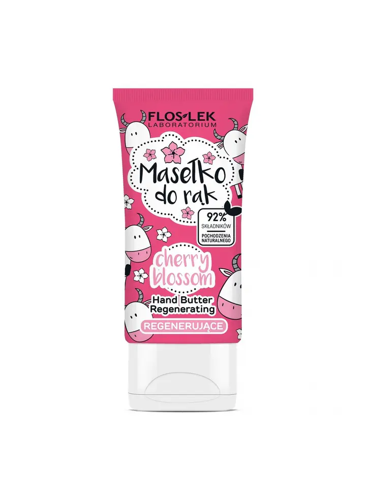 ⁨Floslek Hand Care Masełko do rąk regenerujące CHERRY BLOSSOM 50ml⁩ w sklepie Wasserman.eu