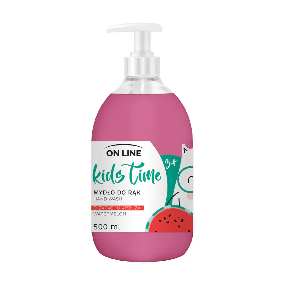 ⁨On Line Kids Time  Mydło do rąk Arbuz 500ml⁩ w sklepie Wasserman.eu