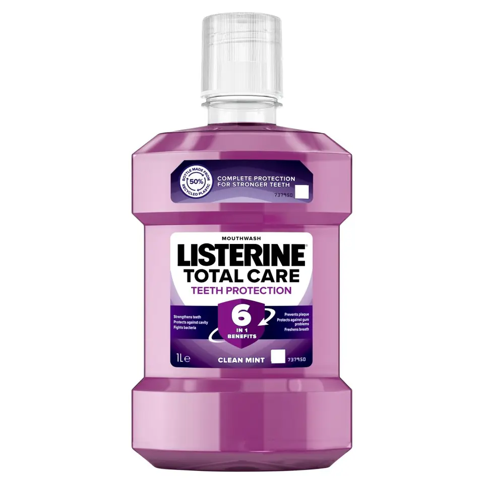 ⁨Listerine Total Care Płyn do płukania ust 1L⁩ w sklepie Wasserman.eu