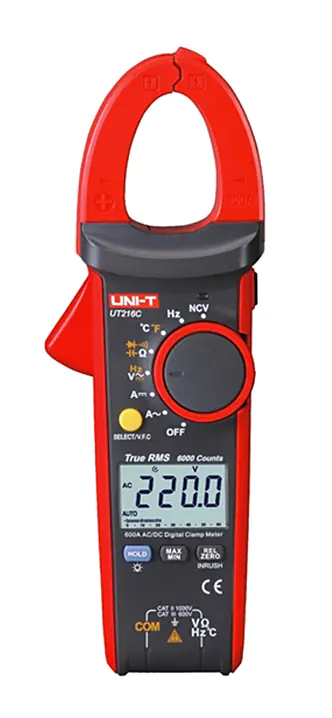 Zangenmessgerät 600A True RMS UT216C im Wasserman.eu