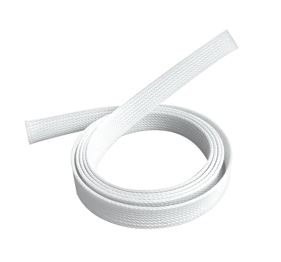 ⁨White polyester conduit for A/V cables 1m/40mm⁩ at Wasserman.eu