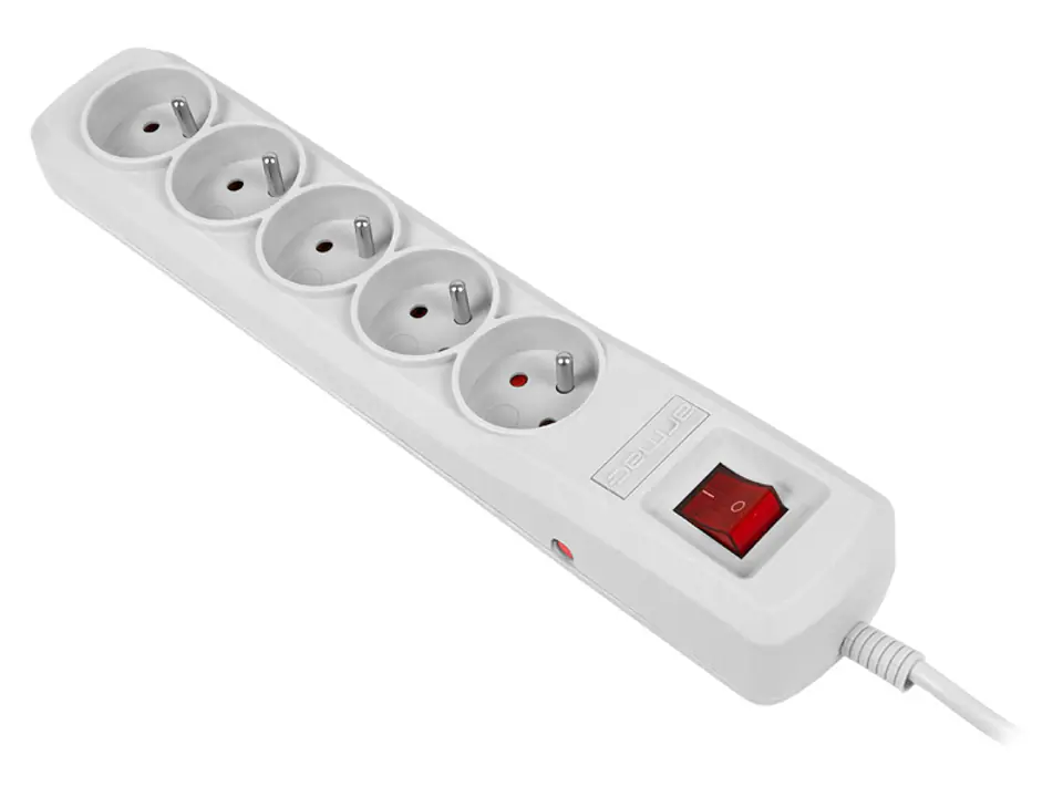 ⁨Power strip ARC-5, 5 m, gray. (1LM)⁩ at Wasserman.eu