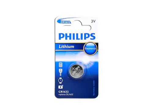 ⁨5 pcs. Philips CR1632 lithium battery. (1LM)⁩ at Wasserman.eu