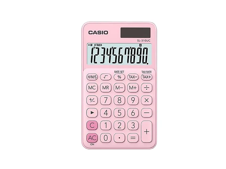 ⁨CALCULATOR CASIO PINK SL-310UC-PK-S. (1LM)⁩ at Wasserman.eu