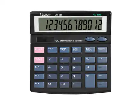 ⁨1 szt. PS Kalkulator VECTOR VC-555.⁩ w sklepie Wasserman.eu