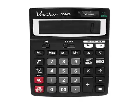 ⁨Calculator VECTOR CD-2460 (1LM)⁩ at Wasserman.eu