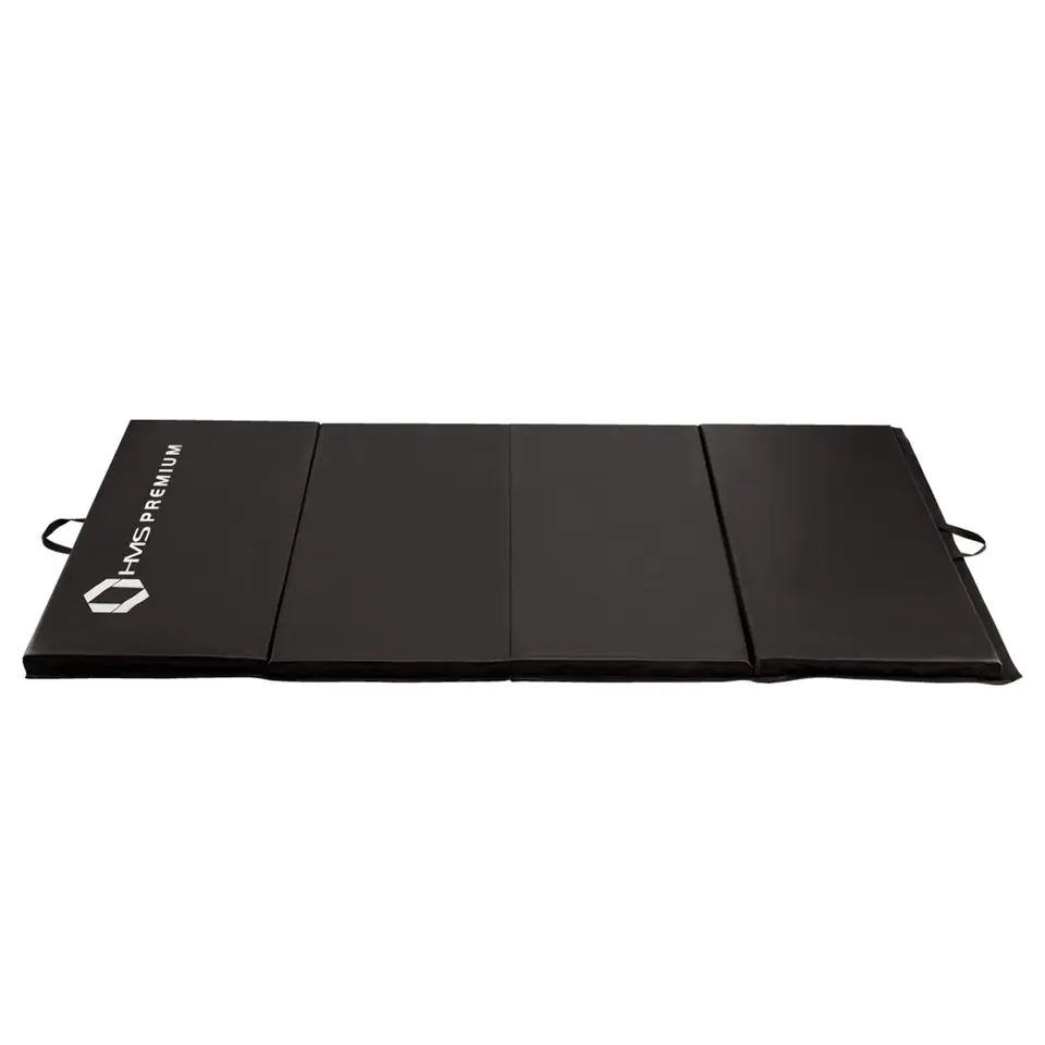 ⁨MGS01 FOLDING GYMNASTIC MATTRESS 2400x1200 MM BLACK HMS PREMIUM⁩ at Wasserman.eu