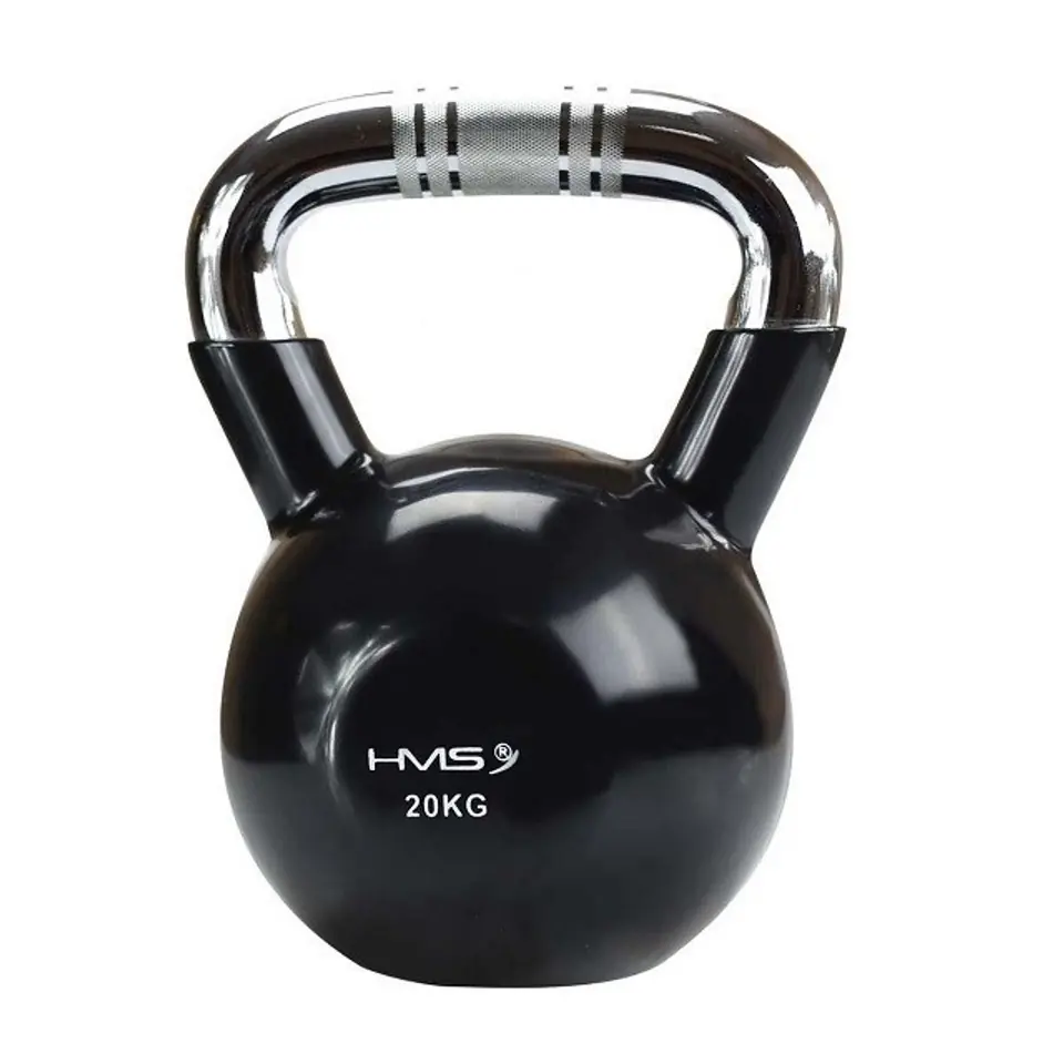 ⁨Kettlebell chrome 20kg black HMS KTC20⁩ at Wasserman.eu