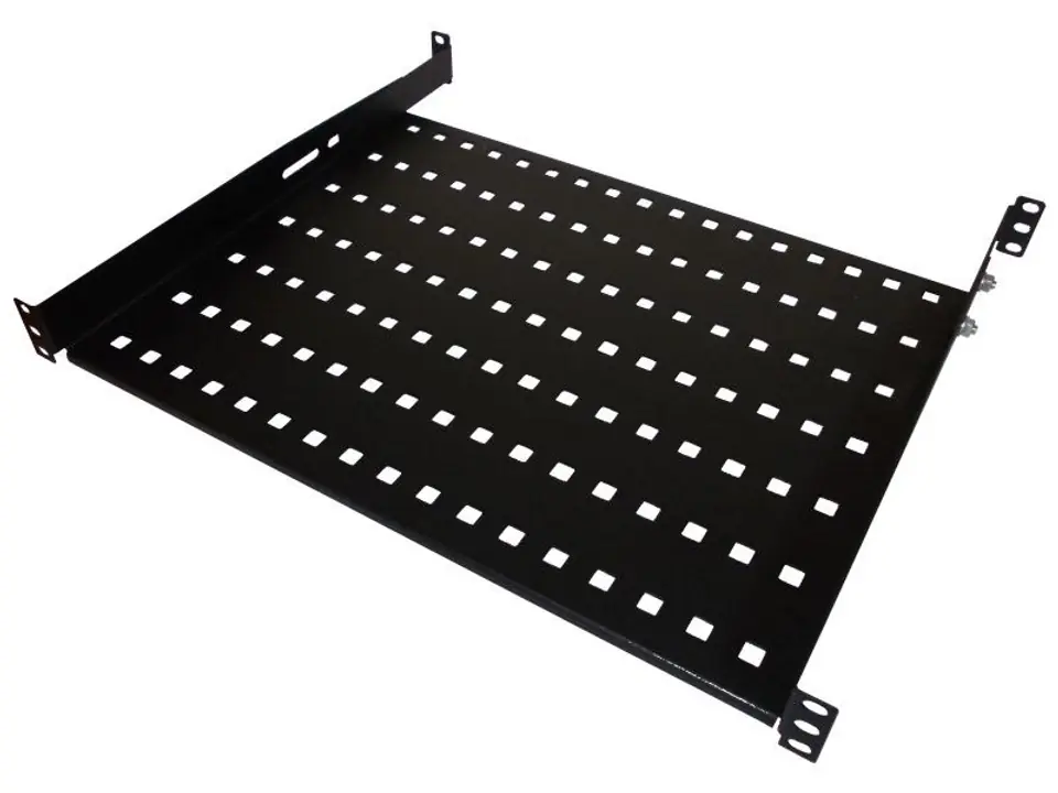 ⁨ALANTEC FIXED SHELF 19" 1U DEEP 450 MM BLACK⁩ at Wasserman.eu