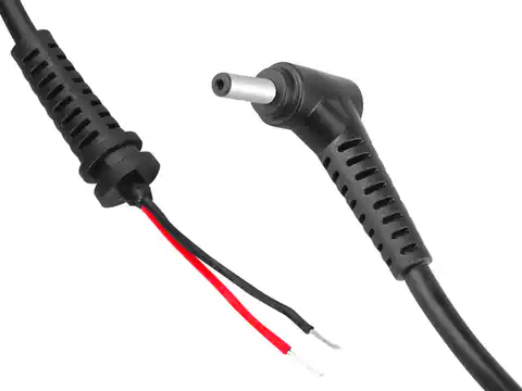 ⁨DC 4.0 x 1.35 mm plug, with 1.8 m cable, for laptop power supply. (1LM)⁩ at Wasserman.eu