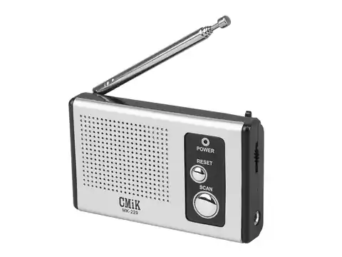 ⁨PS Portable radio mini MK-229, 2xAAA. (1LM)⁩ at Wasserman.eu