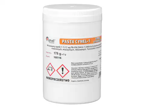 ⁨PS Paste Cynel 1, 175 g, flux. (1LM)⁩ at Wasserman.eu