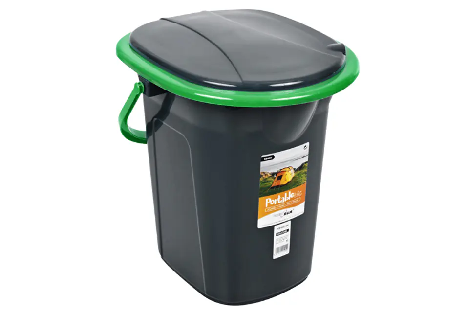 ⁨PS GreenBlue GB320BB tourist toilet, black-green. (1LM)⁩ at Wasserman.eu