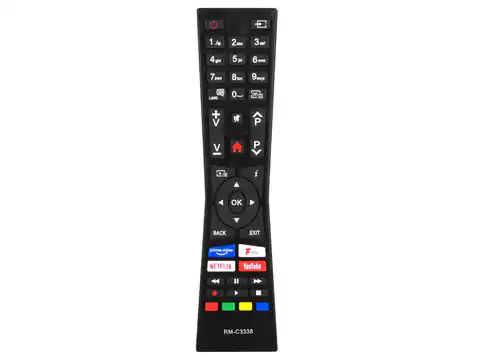 ⁨1 szt. Pilot TV LCD/LED JVC,VESTEL,HYUNDAI RM-C3338 NETFLIX,YOUTUBE,PRIME VIDEO⁩ w sklepie Wasserman.eu