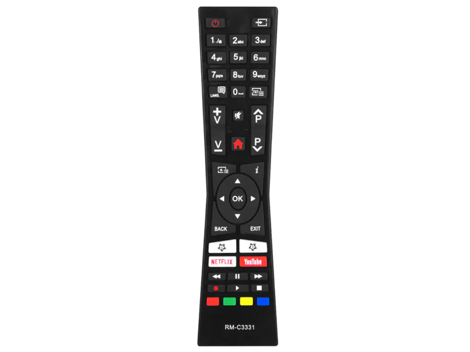 ⁨1 szt. Pilot do TV LCD/LED VESTEL RM-C3331 NETFLIX,YOUTUBE⁩ w sklepie Wasserman.eu