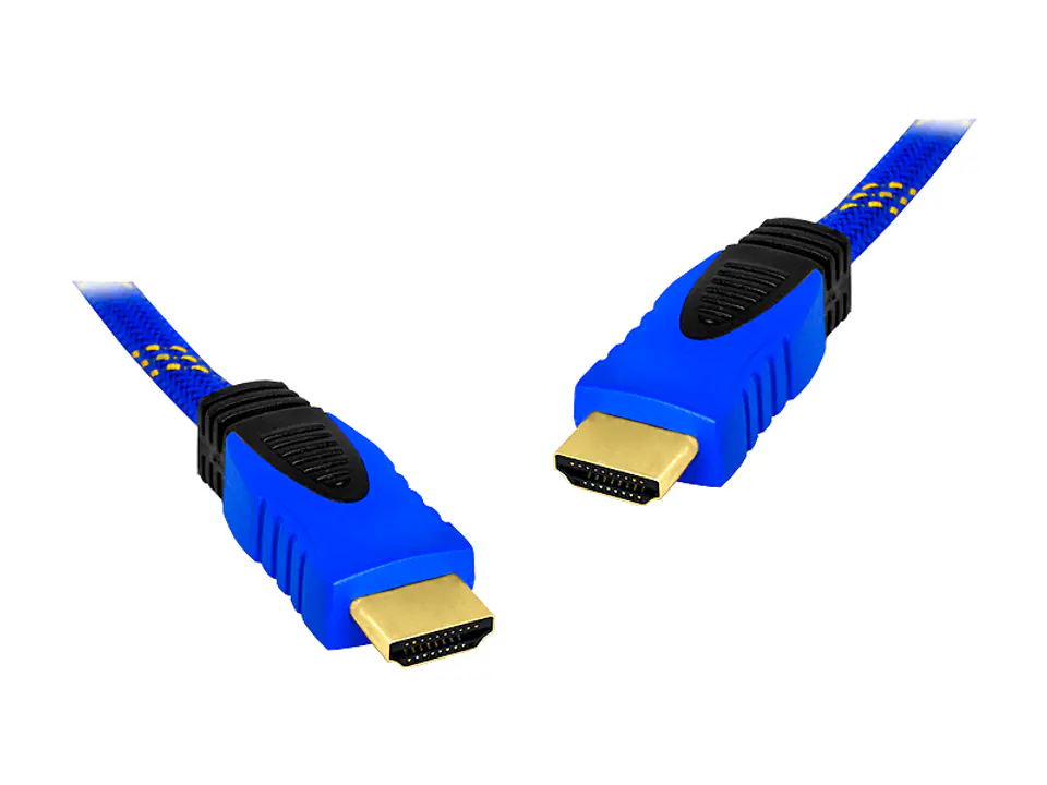 ⁨HDMI-HDMI cable 10m blue v1.4. (1LM)⁩ at Wasserman.eu
