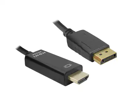⁨Cable plug DISPLAY - HDMI plug 1.8m 4K. (1LM)⁩ at Wasserman.eu
