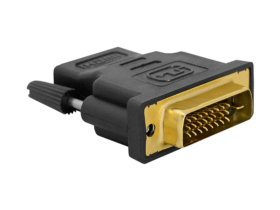 ⁨10 szt. Przejście HDMI: Wtyk DVI - Gniazdo HDMI 24pin.⁩ w sklepie Wasserman.eu