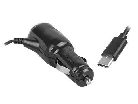 ⁨1 szt.  PS Ładowarka samochodowa wtyk USB Type-C, 2.1 A.⁩ w sklepie Wasserman.eu