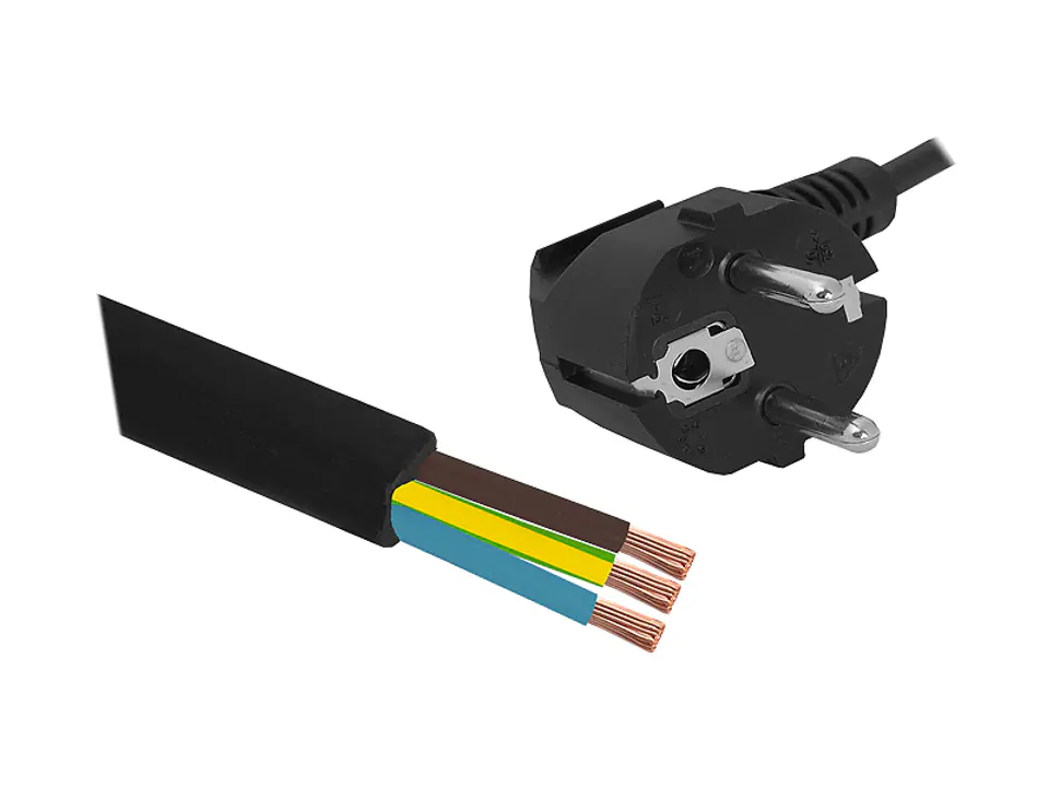 ⁨Power cable 3x1,5 black, 3m. (1LM)⁩ at Wasserman.eu