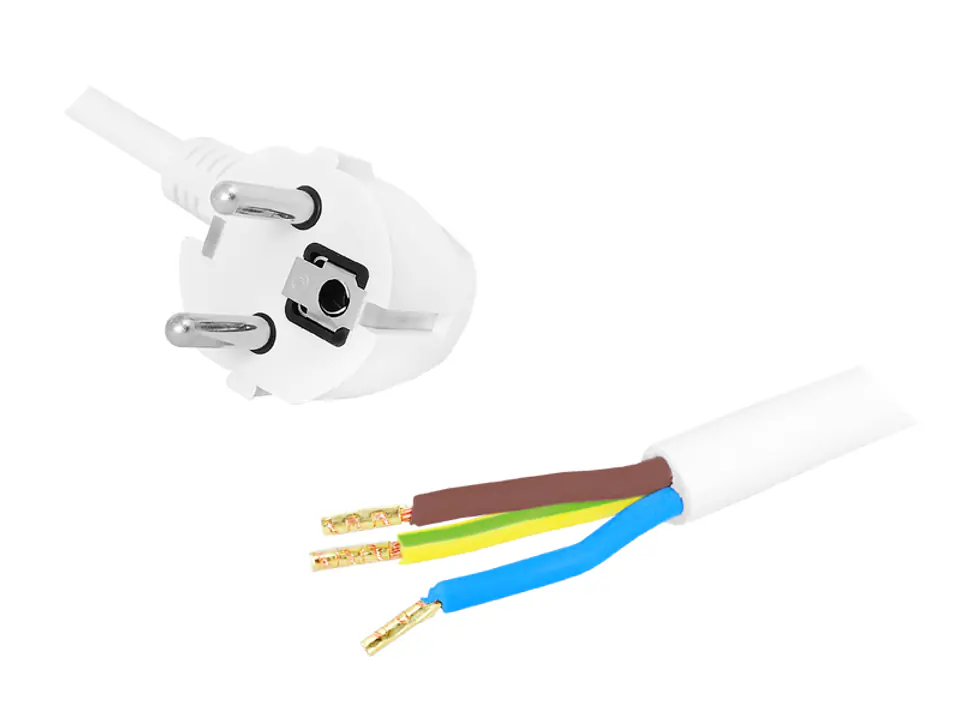 ⁨Power cable 3x1,5, white, 3m. (1LM)⁩ at Wasserman.eu