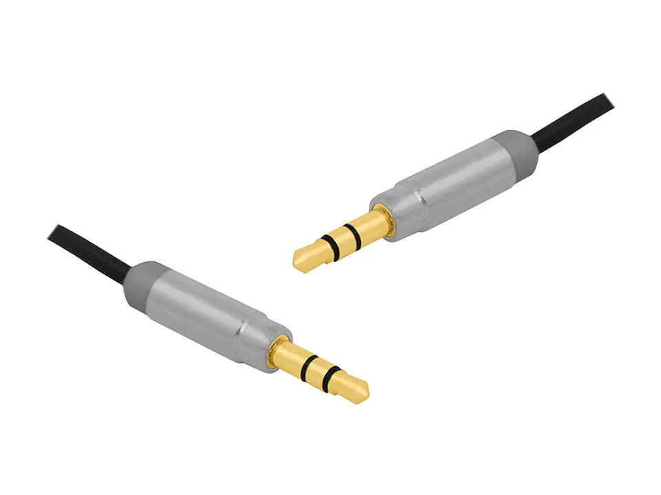 ⁨1 szt. Kabel Jack 3,5mm-Jack 3,5mm, 1m.⁩ w sklepie Wasserman.eu