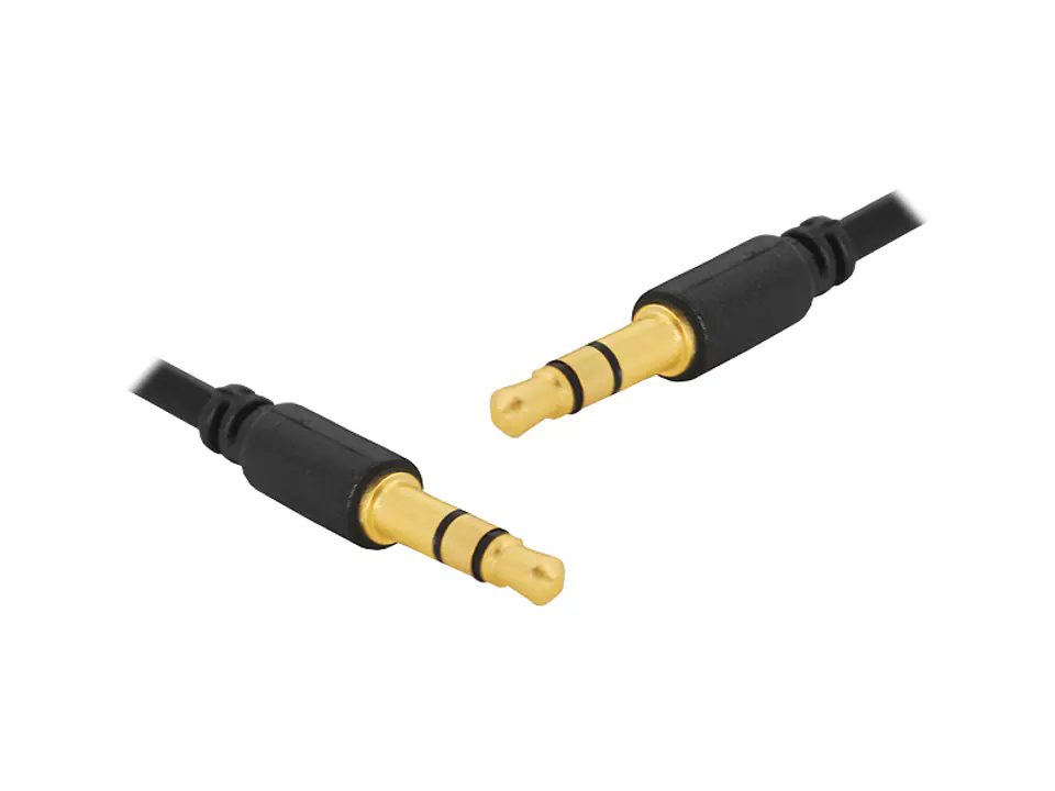 ⁨1 szt. Kabel Jack 3,5mm-Jack 3,5mm, 1m.⁩ w sklepie Wasserman.eu