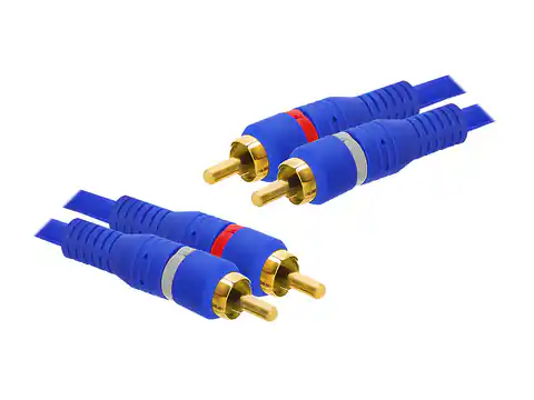 ⁨2xRCA cable, gold-plated plugs, 3m. (1LM)⁩ at Wasserman.eu