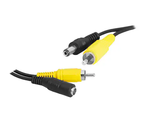 ⁨1RCA cable + DC socket - 1RCA + DC plug, 20M. (1LM)⁩ at Wasserman.eu