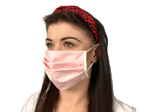 ⁨PS Reusable protective mask 3-layer, powder pink. (1LM)⁩ at Wasserman.eu