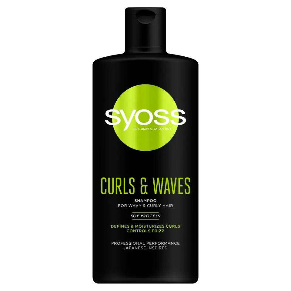 ⁨Schwarzkopf Syoss Curls & Waves Hair shampoo highlighting curls 440ml⁩ at Wasserman.eu