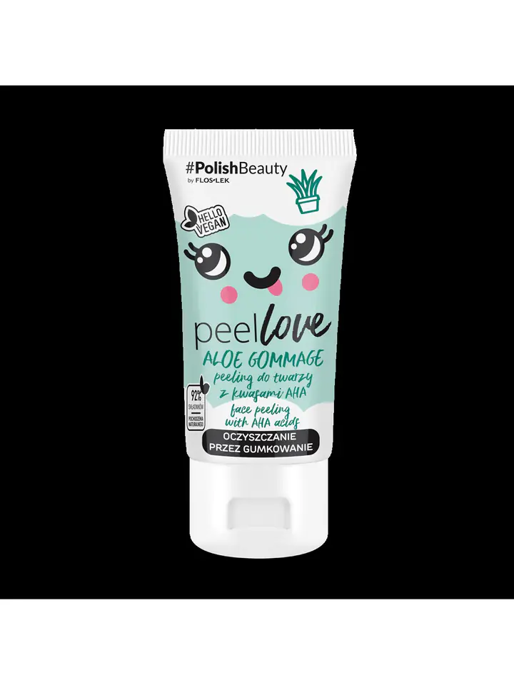 ⁨Floslek PeelLove Peeling do twarzy z kwasami AHA Aloe Gommage 75ml⁩ w sklepie Wasserman.eu
