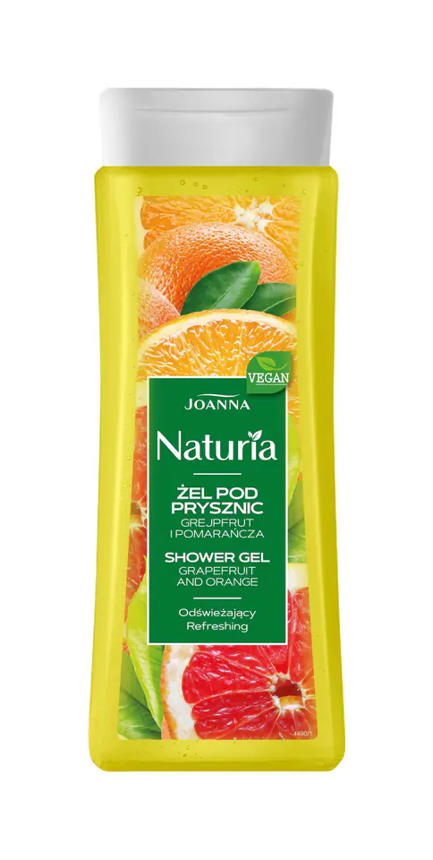 ⁨Joanna Naturia Żel pod prysznic Grejpfrut i Pomarańcza - odświeżający 300ml⁩ w sklepie Wasserman.eu